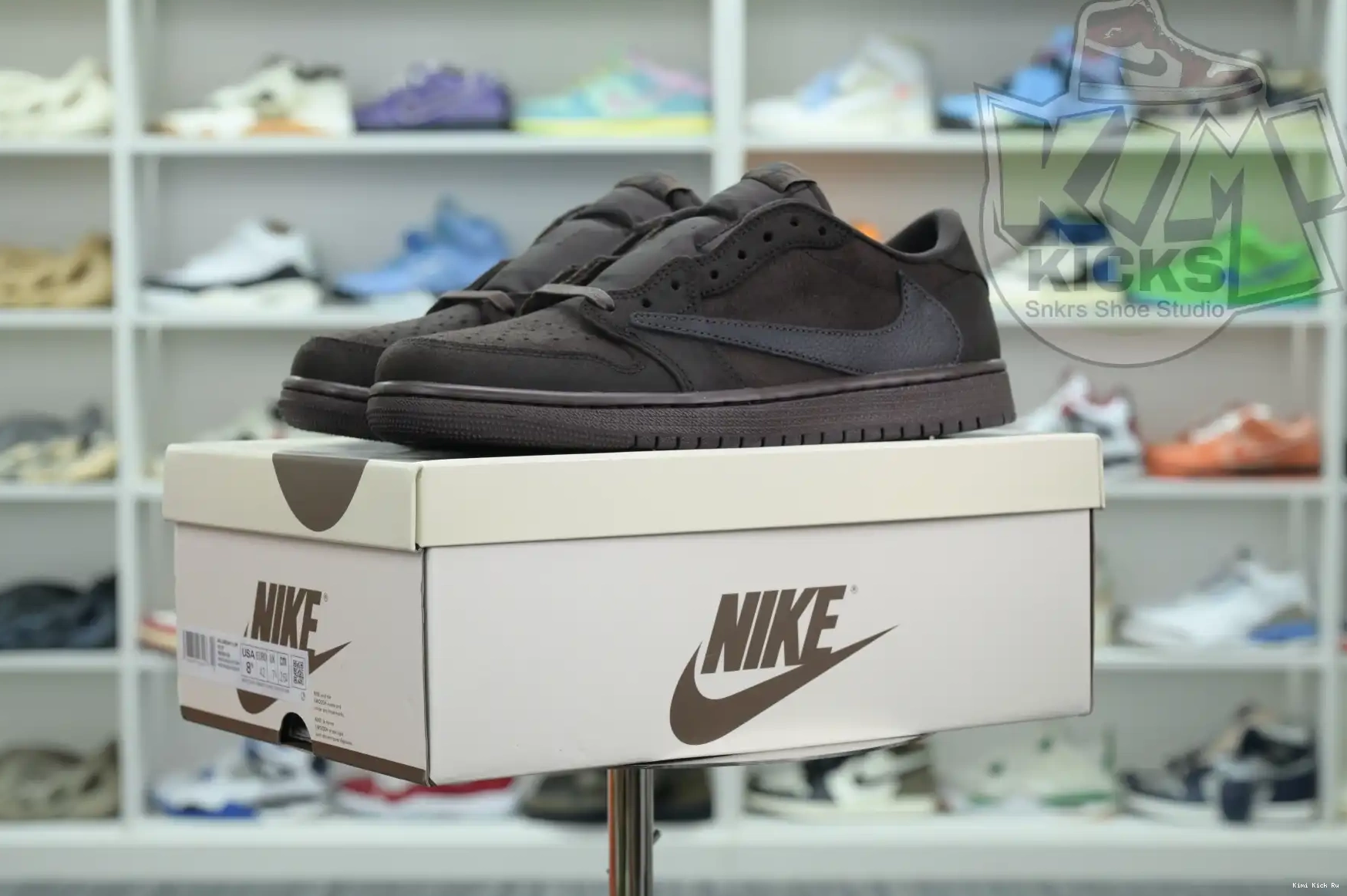 Jordan Kimikick Jordan Air Scott Travis 1 Low Brown” OG“Velvet x 0408